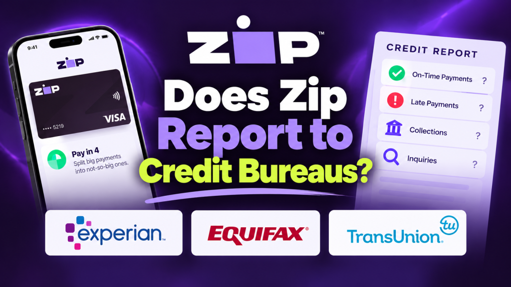 Does Zip report to credit bureaus including Experian, Equifax and TransUnion?